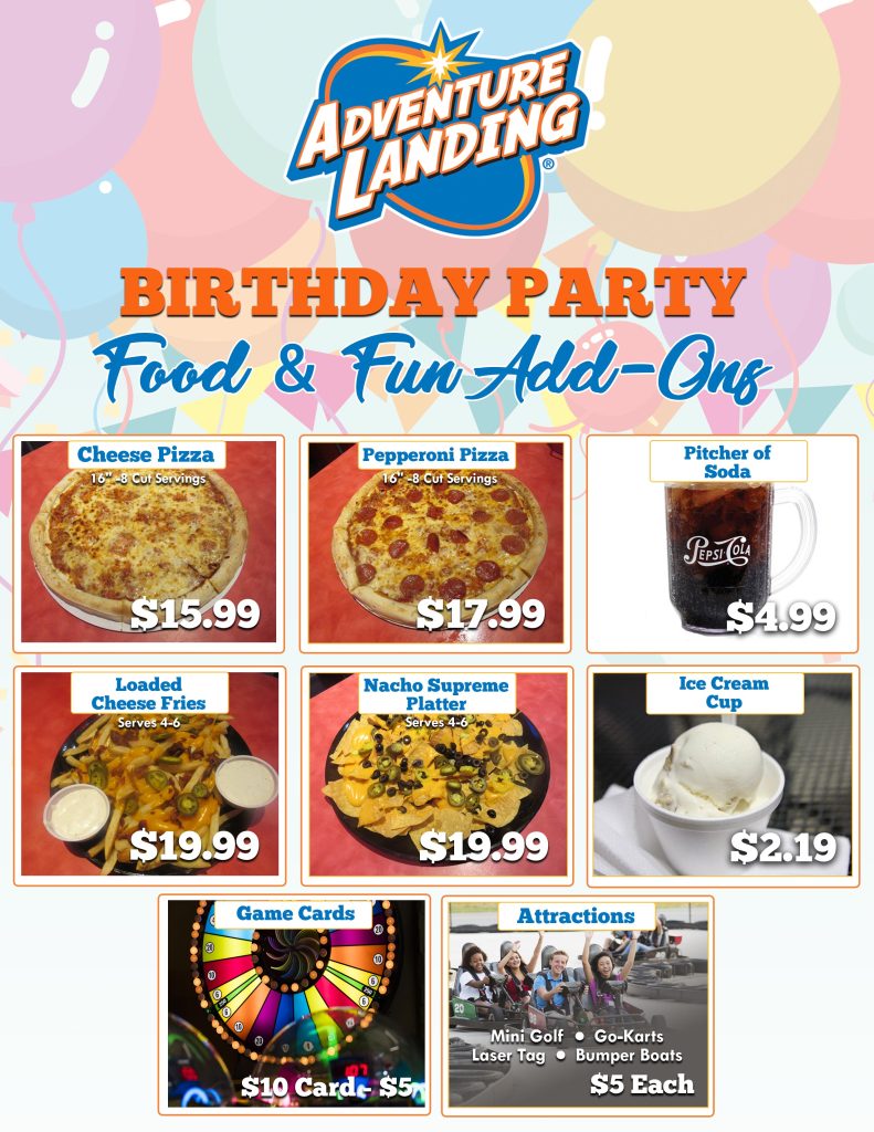 DAL Birthday Food Add-Ons 2023